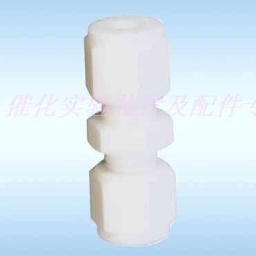 Tefluoroxide direct 3mm 6mm gas circuit two - way card joint polytetrafluorodual plasma experiment