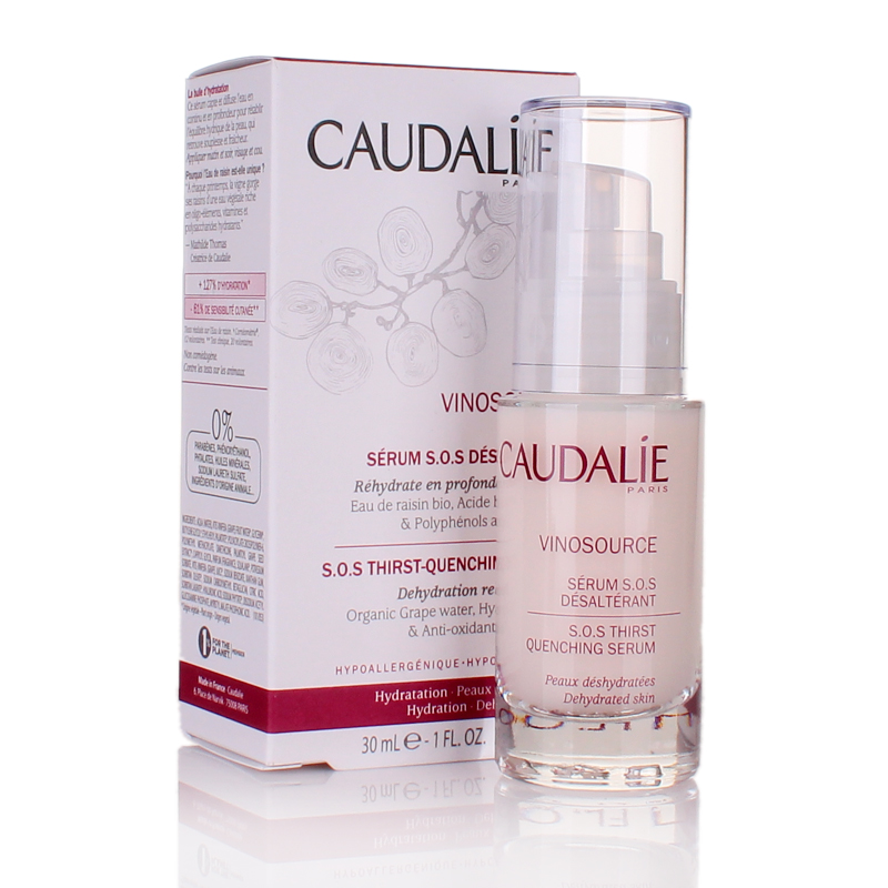 CAUDALIE欧缇丽 SOS莹润保湿精华液30ml 葡萄源舒缓保湿精华液