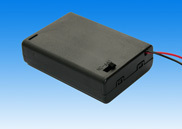 Battery box No. 5 3 sections with cover switch No. 5 3 sections safety battery box