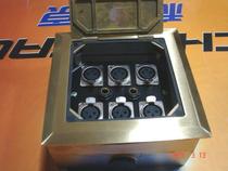 Fine Arts Electrician Lift Sinking Modular Full Copper Floor Plug 6 Cannon Mother 2 6 35 Sockets