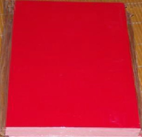 157 gr single-sided red paper A3 single-sided red card paper Please Cambodia Paper Advertising Paper Laser Machine Paper 297 * 440mm