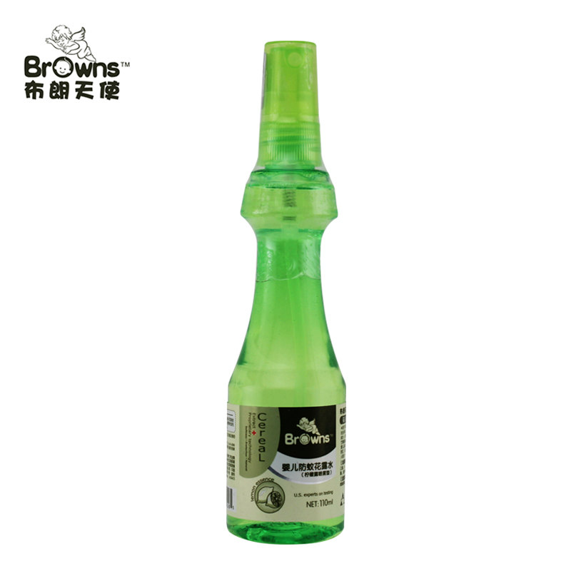 布朗天使婴儿花露水驱蚊止痒消炎柠檬喷雾儿童宝宝驱蚊露包邮正品