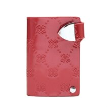 Special clearance Alfa Artist diamond calf leather bank card bag womens bag