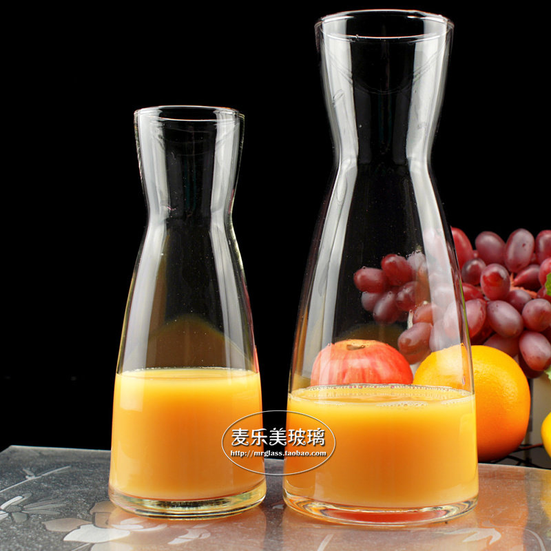 Spring factory direct sales restaurant hotel ktv European style simple large-capacity straw round mouth juice milk glass