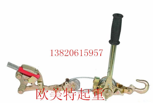 Clearance Power cable multi-function tensioner Tensioner with chuck Wire rope tensioner Brake promotion
