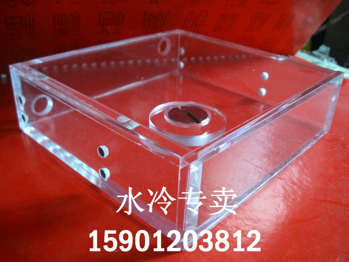 Water-cooled liquid-cooled radiator water tank Single optical drive water tank Water-cooled water tank (with joints and screws)