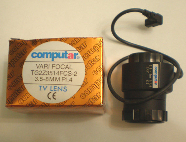 The Japanese Computar TG2Z3514FCS lens for the Japanese