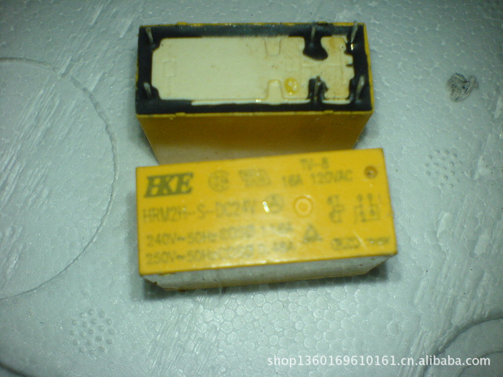 Supply Huike relay HRV2H-S-DC24V 6-pin electronic components
