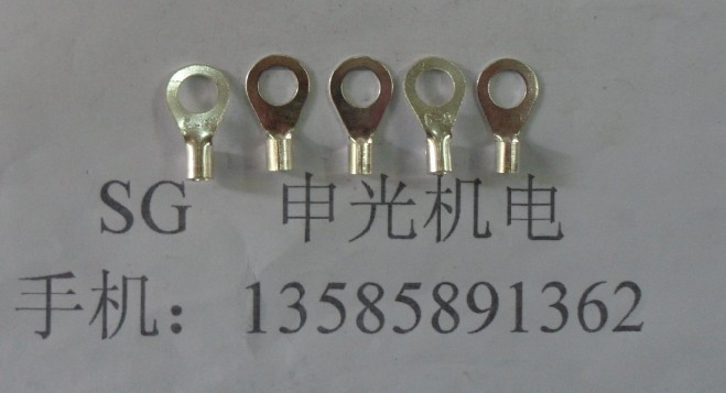 OT 6-8 copper joint cold pressed terminal line nose wire ear round naked terminals