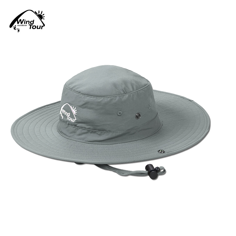 windtour Vidiri outdoor big brim hat men and women breathable anti-UV wide-brim hat quick-drying hat