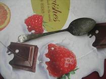 Foreign foreign patterns old bronze spoon bronze spoon long 13 cm foreign tableware catering culture tools