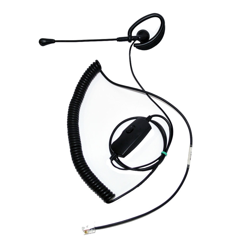 Yuchuang Yc025 In-Ear Telephone Headset, Single-Ear Telephone Ear Mark, Ear-Hanging Telephone Headset, Lightweight, Comfortable and Convenient