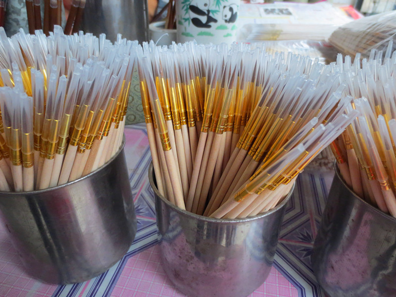 Horsehair hook line pen small tracing pen medium wolf big wolf extra fine brush paint eyebrow brush industrial use