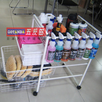 Five-counter-field multipurpose trolley with a small cart