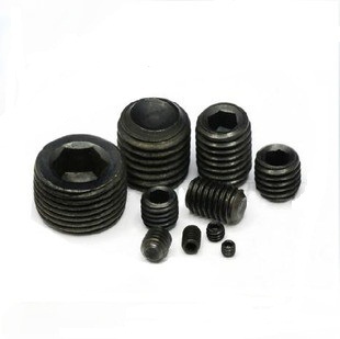 12 Grade 9 hexagon socket headless screw, headless machine meter, Kimi, hexagon socket headless end tightening M6*5~M6*30