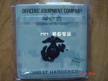 616-(Spot) American straight hair USMC uniform boat cap badge