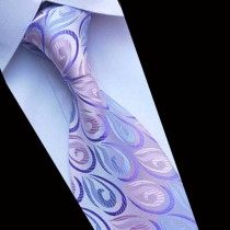 Color textured true silk tie mens possities business tie peacock patterned nano waterproof tie