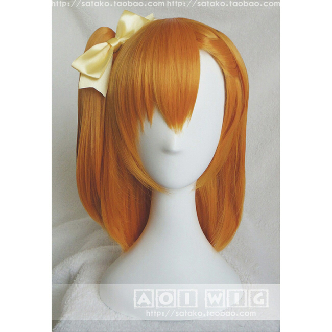 Aoi Simulated Scalp Top Love Live! Takasaka Honoka Xiaohukou Guoguo Cosplay Wig