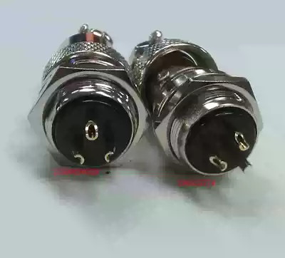 Heavy and strong aviation plug socket GX16-3-core reverse connection gold-plated 2-core to 9-core each core price is different