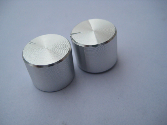 Potential knob Knob Knob Aluminum Alloy Knob 25x10 silver bright side band scaling