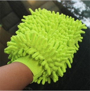 Wholesale Car Wash Snow Neil Rubs Car Gloves Bifacial Coral Worm Carwash Glove Car Wash
