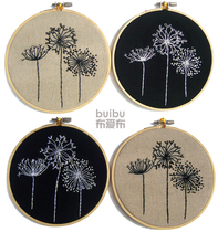 | I have a flower every day in my heart | Pastoral style Mori wall decoration painting handmade embroidery painting