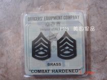 6B4—(Spot)US straight hair dark USMC rank three sergeant major