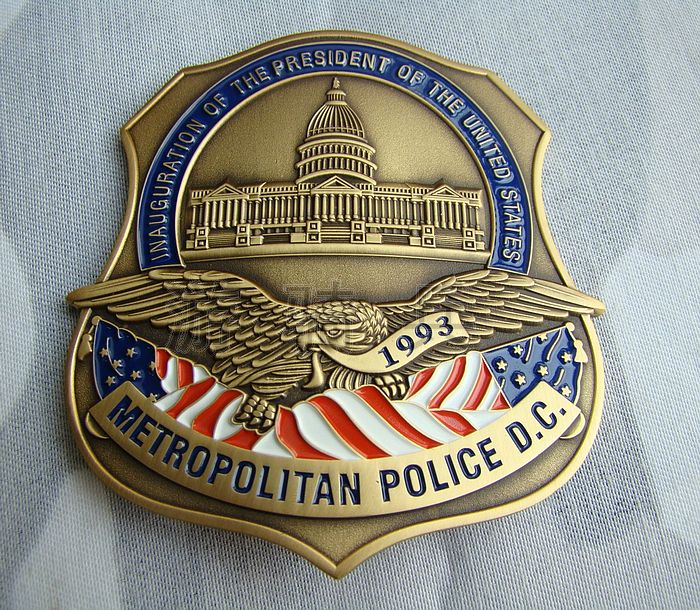 American Metal Badge, United States Washington Metropolitan Badge Clinton President Inauguration Badge Pure Copper