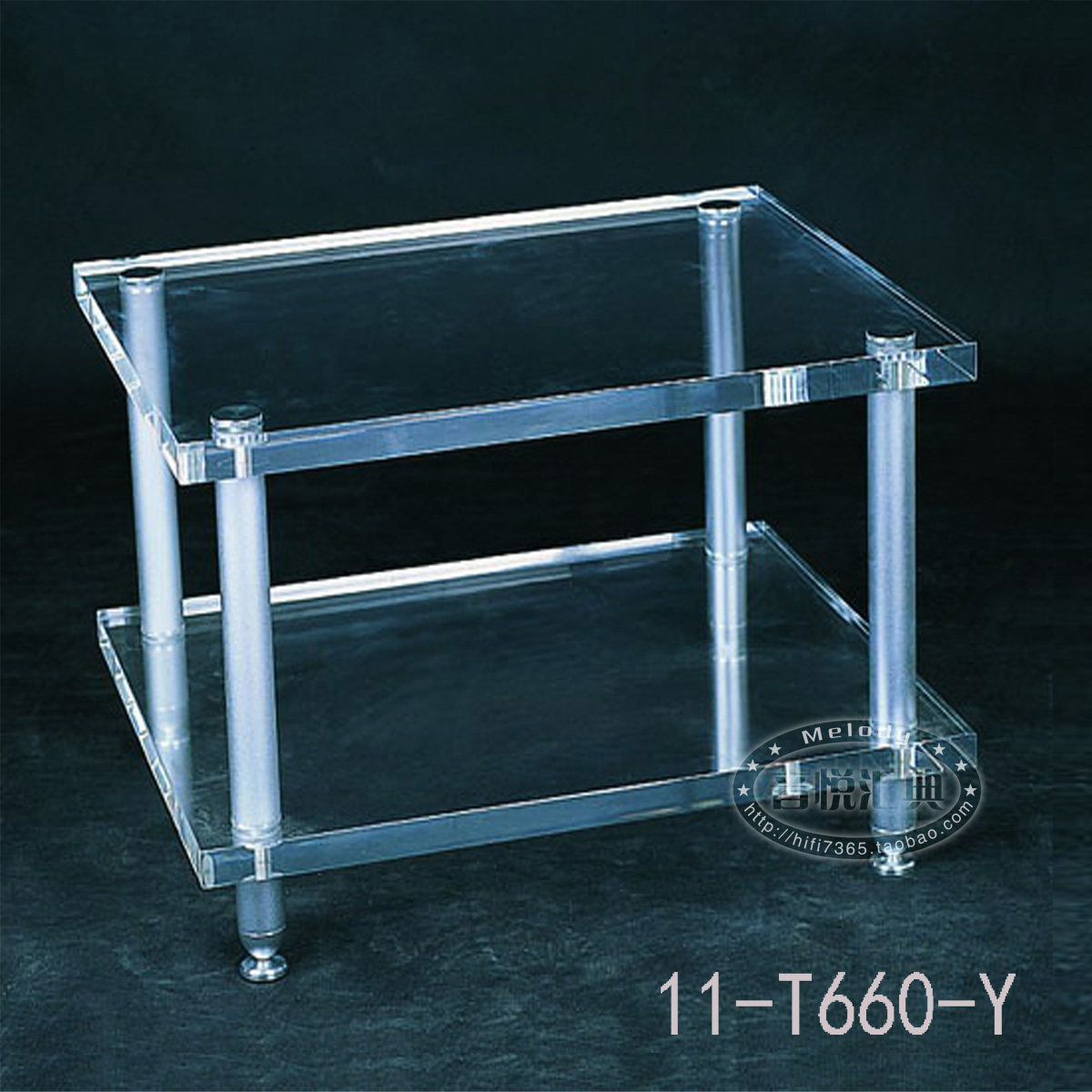 Art Rack 11-T660-Y Acrylic Audio Rack Cabinet Audio Rack Rack Rack Equipment Rack Amplifier Rack