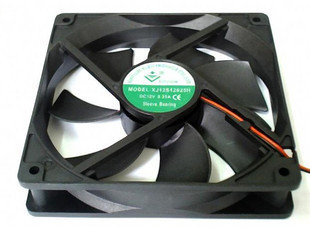 12cm Host shell fan radiating fan black desktop computer case fan