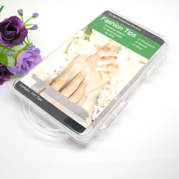 美甲工具 用品 产品100片甲片盒/圆角/饰品盒/钻盒