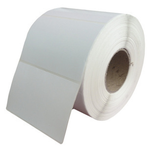 Single row 80*50mm*1000 sheets Bar code sticker Copper paper Self-adhesive label machine Copy paper coding paper