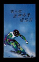 B-SF1996-2 Third Asian Winter Games to mark the postal discount 