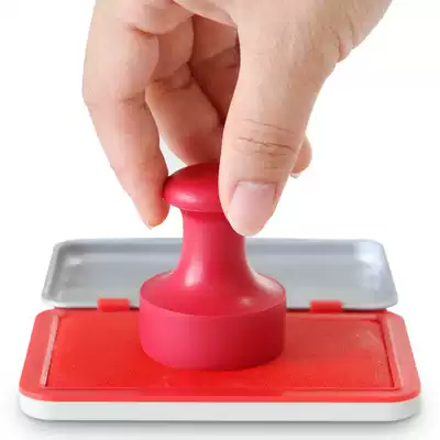 Printing table seconds dry printing mud oil does not stain office financial supplies metal shell Red printing table