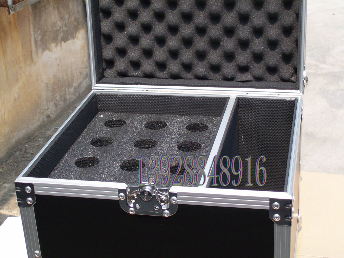 Custom-made 1 pack of 12 microphone boxes, microphone box, mark, wind box, wireless microphone box, aluminum box, air box