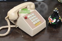 Foreign Desktop Key Phone Red LED (Great Qi Qingye and TV props rental for RMB100  days)