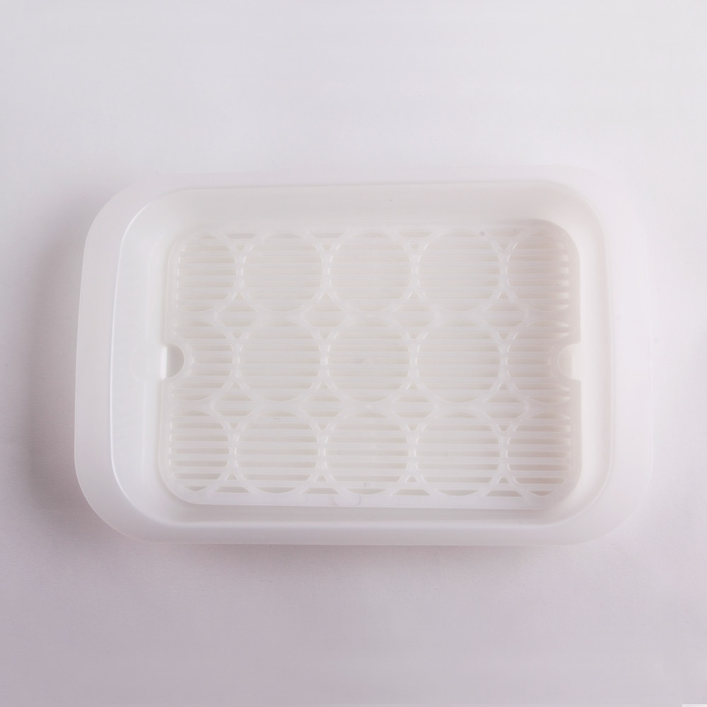 Montessori daily life cup draining storage tray plastic storage basin small draining rack