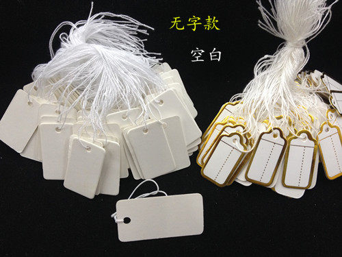 Jewelry lanyard label 100-500 a pack of jewelry price tag price tag tag handwritten