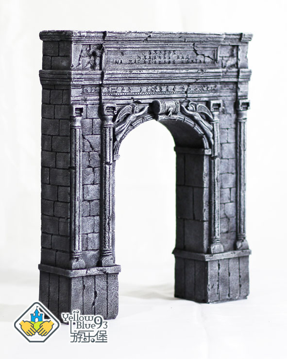 Amusement fort Saint Seiya Mythological combination resin scene The door of the underworld spot