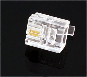 2 core phone crystal head 6P2C RJ11 crystal head core phone joint two core crystal head