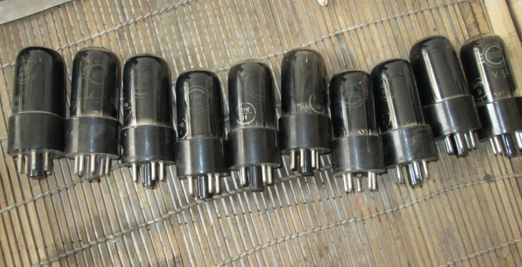 The new Soviet 6N6C 51-55 new vacuum tube upgraded 6P6P 6V6