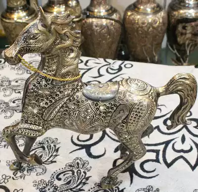 Pakistan's new King Arthur handicrafts bronze sculpture horse to success Living room office decoration decoration gifts