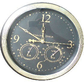 MX - A3 large screen watch humidity watch pointer temperature and humidity strap clock three in one temperature and humidity watch