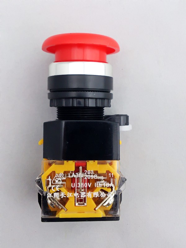 LA38-11ZS Emergency stop self-locking mushroom head button switch self-locking rotation reset