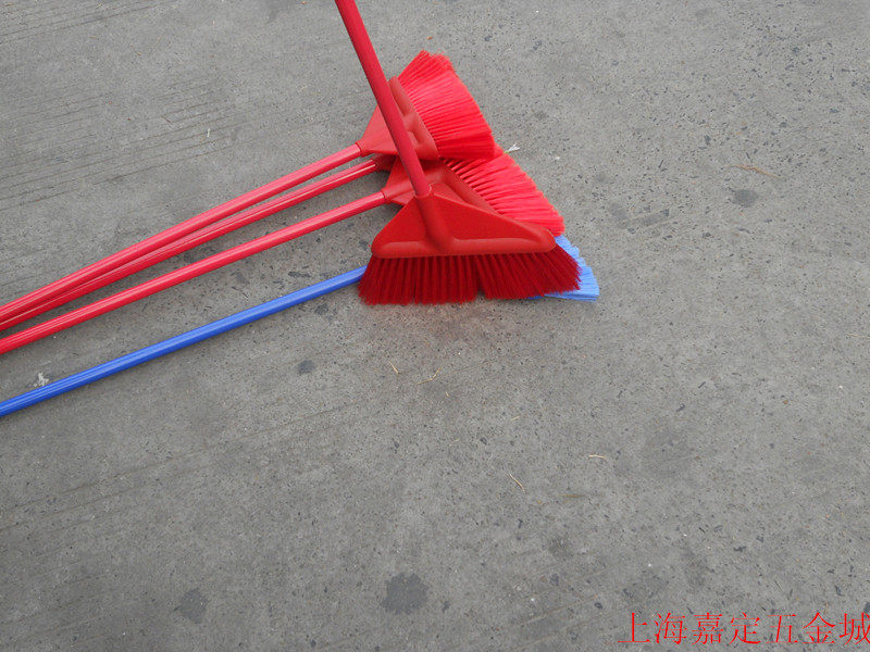 Clean household plastic broom does not hurt the ground detachable reed broom bamboo broom sorghum broom