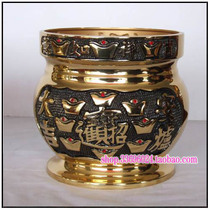 Taiwan fine copper incense incense incense Buddha furnace Incense net furnace * Taiwan inch 5 inch 5 pure copper fortune furnace