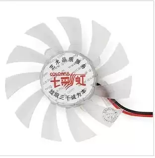 610-2p diameter 55mm porous fan blade graphics card fan interface small 2p new multi-hole distance