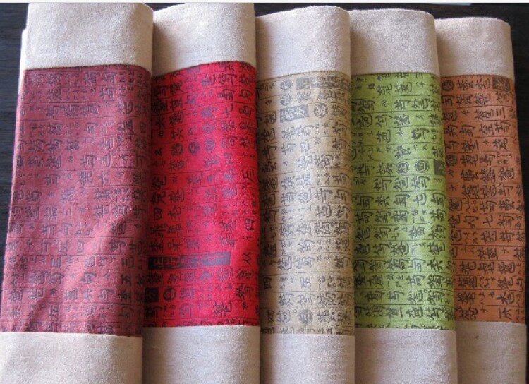 Guqin table flag Guqin tablecloth minus score suede table flag Special price promotion