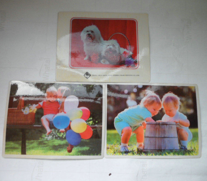 Nostalgic old stock 32 open plastic backing board