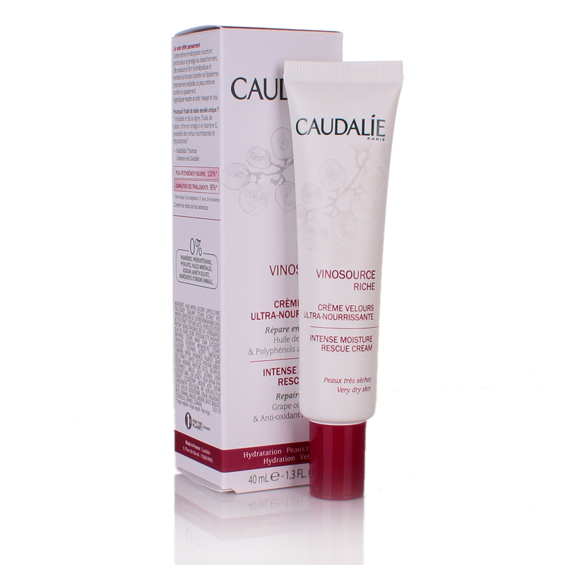 CAUDALIE 欧缇丽葡萄籽抗老滋养保湿霜40ml 葡萄源丝绒倍润霜